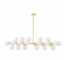 Люстра на штанге Lumina Deco Marsiada LDP 6033-24 GD