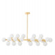 Люстра на штанге Lumina Deco Marsiada LDP 6033-24 GD