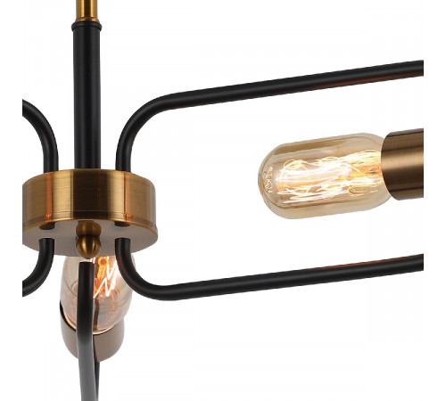 Люстра на штанге Illumico IL8253-3COU-79 BK GD Люстра на штанге Illumico IL8253-3COU-79 BK GD