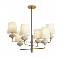 Люстра на штанге Freya Ceramics FR2029PL-06BS