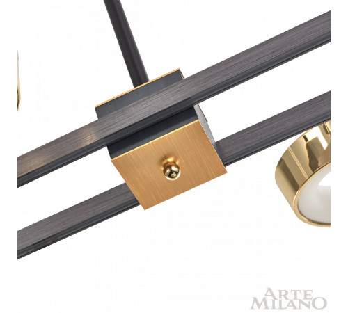 Люстра на штанге Arte Milano 271279/6L NI/GD Люстра на штанге Arte Milano 271279/6L NI/GD