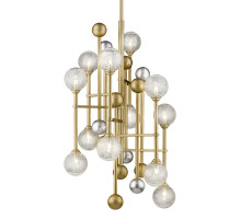 Люстра на штанге Delight Collection Fluxus P68084-12 gold