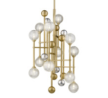 Люстра на штанге Delight Collection Fluxus P68084-12 gold