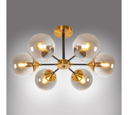 Люстра на штанге MyFar Fisher MR1741-6C Люстра на штанге MyFar Fisher MR1741-6C