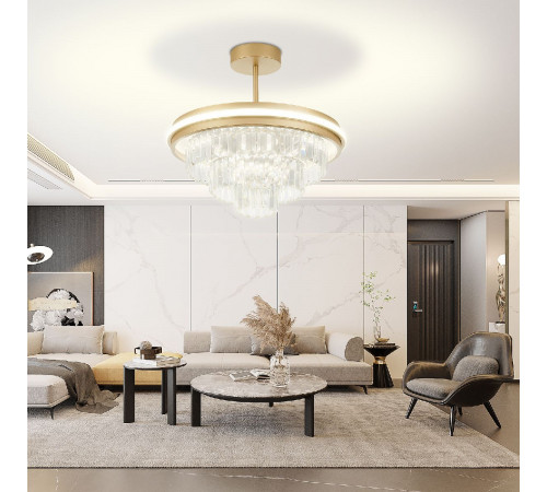 Люстра на штанге Natali Kovaltseva Crystal LED LAMPS 81115/3C Люстра на штанге Natali Kovaltseva Crystal LED LAMPS 81115/3C