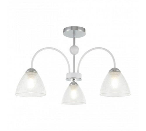 Люстра на штанге Arte Milano Napoli 321410/3 CR+WH Люстра на штанге Arte Milano Napoli 321410/3 CR+WH