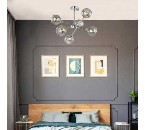 Люстра на штанге Lumion Sandra 4530/6C Люстра на штанге Lumion Sandra 4530/6C