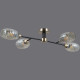 Люстра на штанге Illumico IL0285-4CSQ-79 BK AB