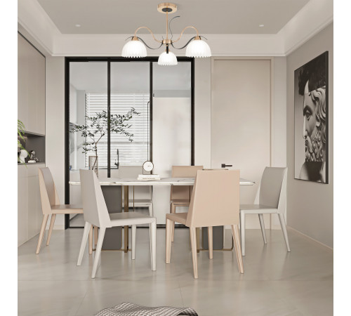 Люстра на штанге Arte Milano Napoli 327306/3 FG+BK Люстра на штанге Arte Milano Napoli 327306/3 FG+BK