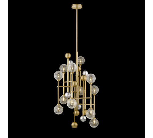 Люстра на штанге Delight Collection Fluxus P68084-12 gold