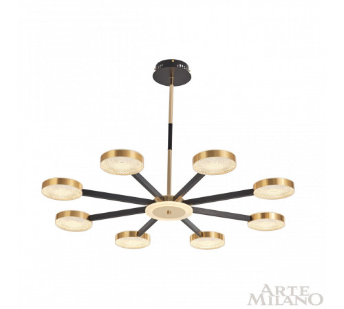 Люстра на штанге Arte Milano 272079/8 BK/GD Люстра на штанге Arte Milano 272079/8 BK/GD