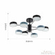 Люстра на штанге Arte Milano Ferrara 250906/8B Bk/Gr