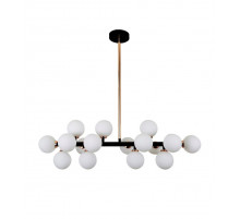 Люстра на штанге Lumina Deco Marsiada LDP 6033-16 BK+MD