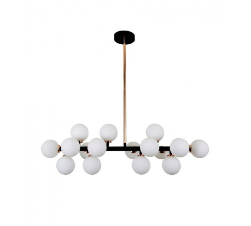 Люстра на штанге Lumina Deco Marsiada LDP 6033-16 BK+MD Люстра на штанге Lumina Deco Marsiada LDP 6033-16 BK+MD