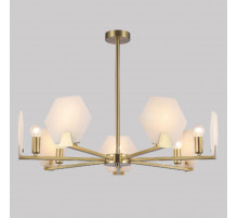 Люстра на штанге Eurosvet Marble 60158/7 латунь a065050
