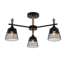 Люстра на штанге Seven Fires Olban SF3389/3C-BK-WD
