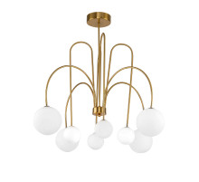 Люстра на штанге Delight Collection KG1213P-8 brass