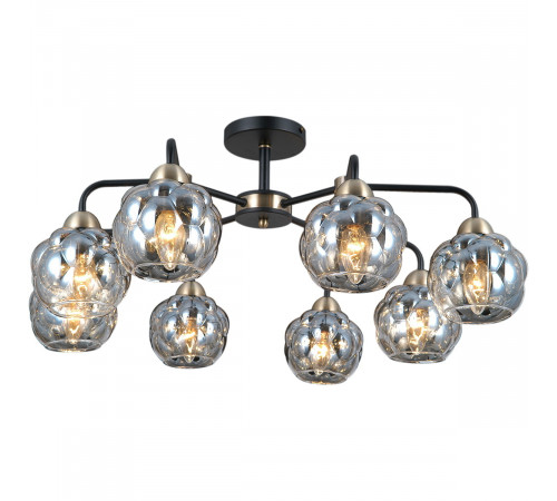Люстра на штанге Illumico IL0447-8CSQ-79 BK Люстра на штанге Illumico IL0447-8CSQ-79 BK