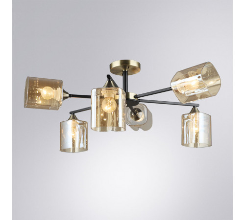 Люстра на штанге Arte Lamp Merci A4185PL-6BK