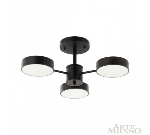 Люстра на штанге Arte Milano Ferrara 250906/3B Bk Люстра на штанге Arte Milano Ferrara 250906/3B Bk