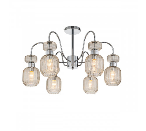 Люстра на штанге Escada Gloss 1141/6PL Chrome/Beige Люстра на штанге Escada Gloss 1141/6PL Chrome/Beige