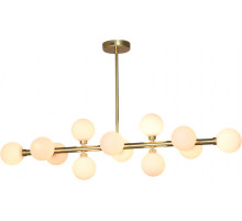 Люстра на штанге iLamp Golden 712P/12 GL-WH