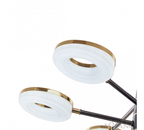 Люстра на штанге Arte Milano Ferrara 276699/8 BK/GD Люстра на штанге Arte Milano Ferrara 276699/8 BK/GD