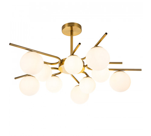 Люстра на штанге Escada Sphere 642/10P Brass Люстра на штанге Escada Sphere 642/10P Brass
