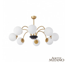 Люстра на штанге Arte Milano Napoli 312066/D940/8 BS/BK