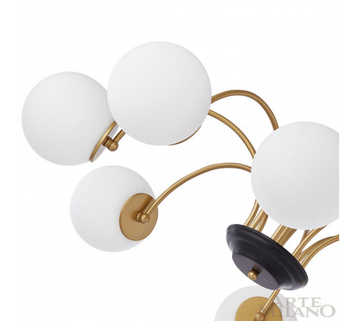 Люстра на штанге Arte Milano Napoli 312066/D940/8 BS/BK Люстра на штанге Arte Milano Napoli 312066/D940/8 BS/BK