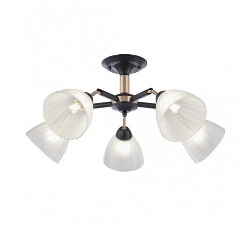 Люстра на штанге Arte Milano Napoli 324108/5 BK+FG Люстра на штанге Arte Milano Napoli 324108/5 BK+FG