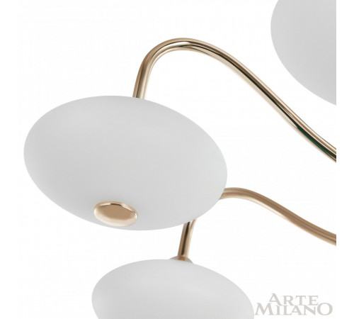 Люстра на штанге Arte Milano 273908/8 BK/GD Люстра на штанге Arte Milano 273908/8 BK/GD