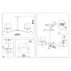 Люстра на штанге Ambrella Light High Light Modern LH57002