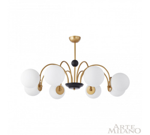 Люстра на штанге Arte Milano Napoli 312066/D940/8 BS/BK Люстра на штанге Arte Milano Napoli 312066/D940/8 BS/BK