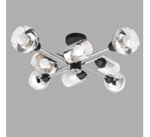 Люстра на штанге IMEX MD.8243-8-S-BK+CH