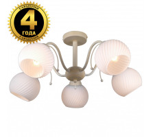 Люстра на штанге Natali Kovaltseva 75146/5C BEIGE GOLD