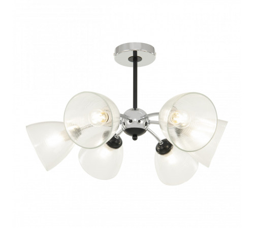 Люстра на штанге Arte Milano Napoli 329007/3+3 CR.BK Люстра на штанге Arte Milano Napoli 329007/3+3 CR.BK