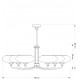 Подвесная люстра Kutek Decor DEC-ZW-6 (P)