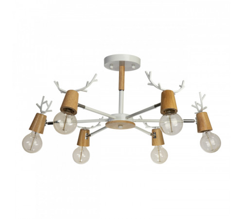 Люстра на штанге Loft IT Sven 10024/6 White Люстра на штанге Loft IT Sven 10024/6 White