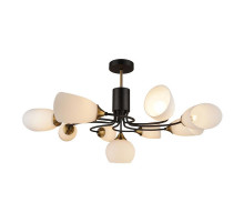 Люстра на штанге IMEX MD.3862-9-S BK+CP