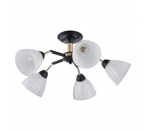 Люстра на штанге Arte Milano Napoli 324108/5 BK+FG Люстра на штанге Arte Milano Napoli 324108/5 BK+FG