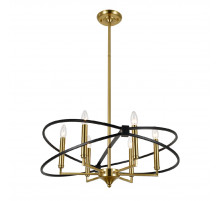 Люстра на штанге Indigo Trionfo 10020/6R Black V000487