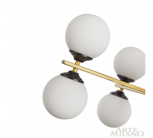Люстра на штанге Arte Milano 271580/8 BK/GD Люстра на штанге Arte Milano 271580/8 BK/GD
