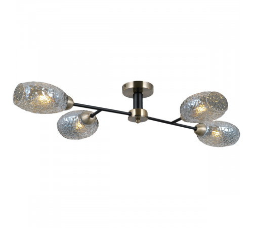Люстра на штанге Illumico IL0285-4CSQ-79 BK AB Люстра на штанге Illumico IL0285-4CSQ-79 BK AB