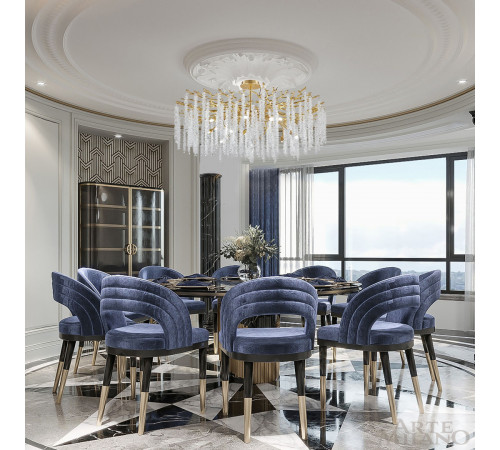 Люстра на штанге Arte Milano Milan 236901/D1000/14/A Gd