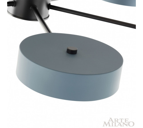 Люстра на штанге Arte Milano Ferrara 250906/8B Bk/Gr Люстра на штанге Arte Milano Ferrara 250906/8B Bk/Gr