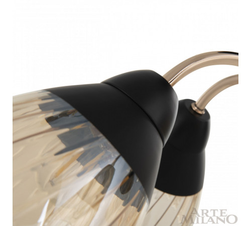 Люстра на штанге Arte Milano Napoli 320119/3 FG+BK Люстра на штанге Arte Milano Napoli 320119/3 FG+BK
