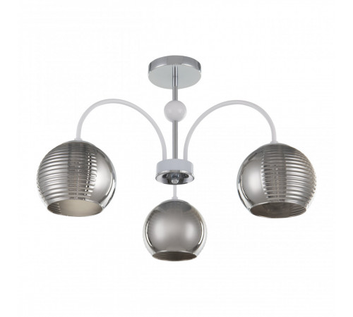 Люстра на штанге Arte Milano Napoli 320719/3 CR+WH Люстра на штанге Arte Milano Napoli 320719/3 CR+WH