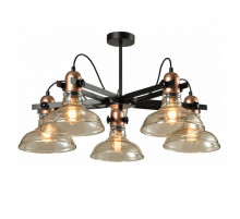 Люстра на штанге IMEX Master MD.20552-5-S-BK+AB