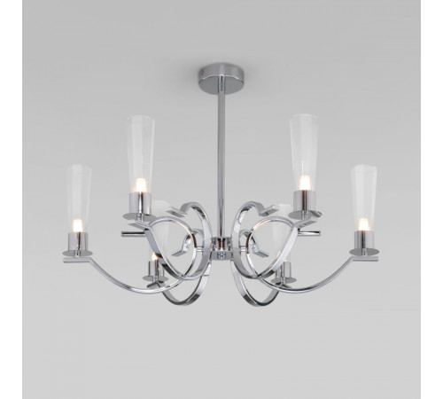 Люстра на штанге Eurosvet Rosher 60141/6 хром a060334